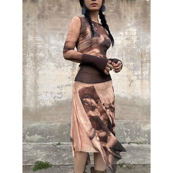 Jean Paul Gaultier La Musee capsule collection The creation of adam dress - Picture 8 of 11